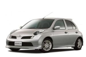Текстильные коврики на NISSAN MARCH 3 поколение 2002 - 2010 правый руль